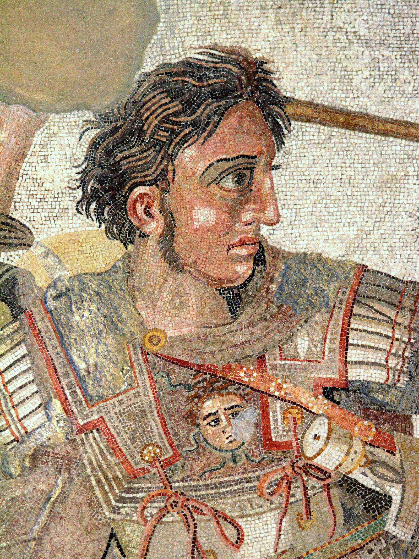 Alexander Mosaic (detail), House of the Faun, Pompeii