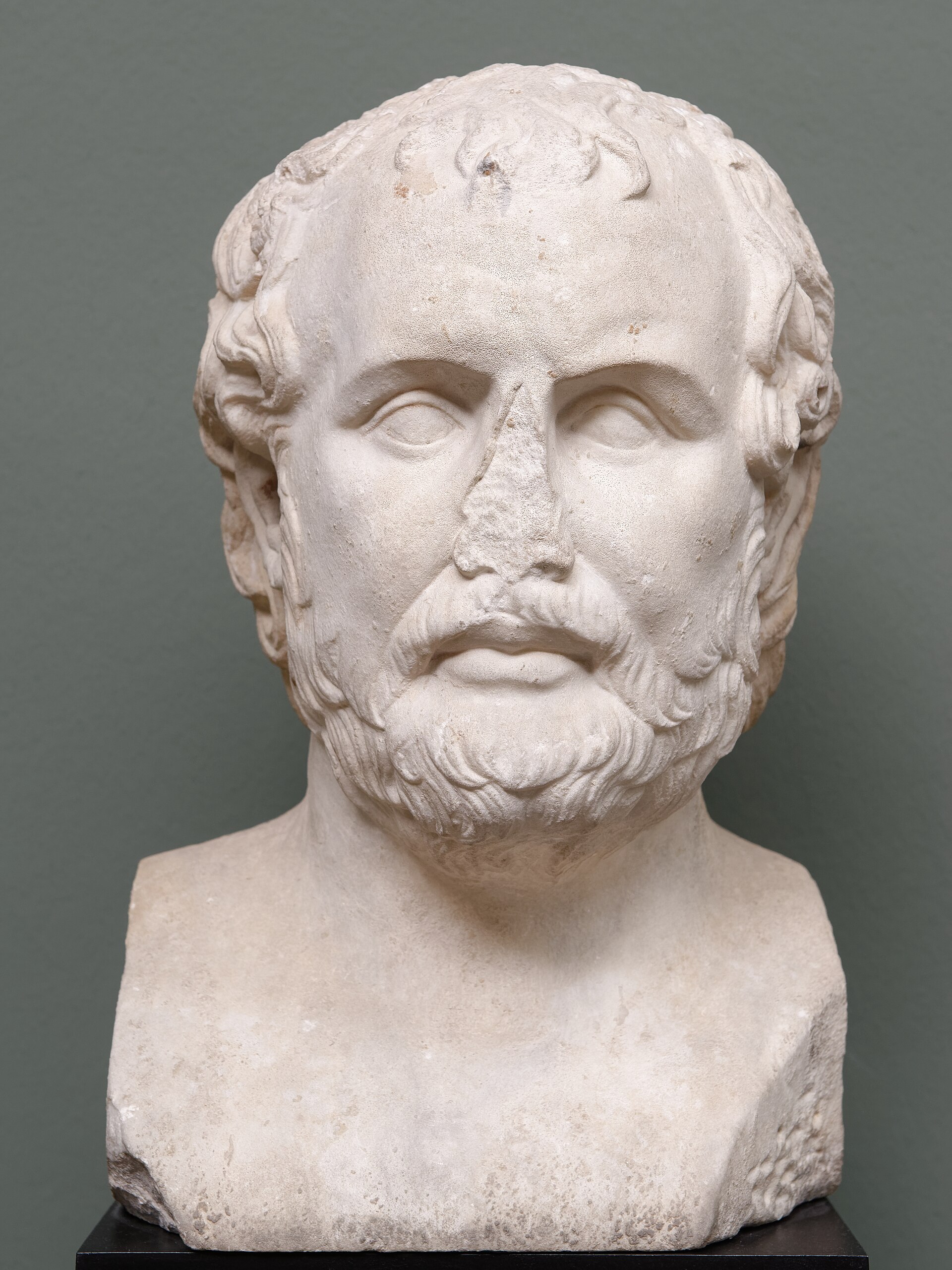 Statue bust of the head of Philip II of Macedon