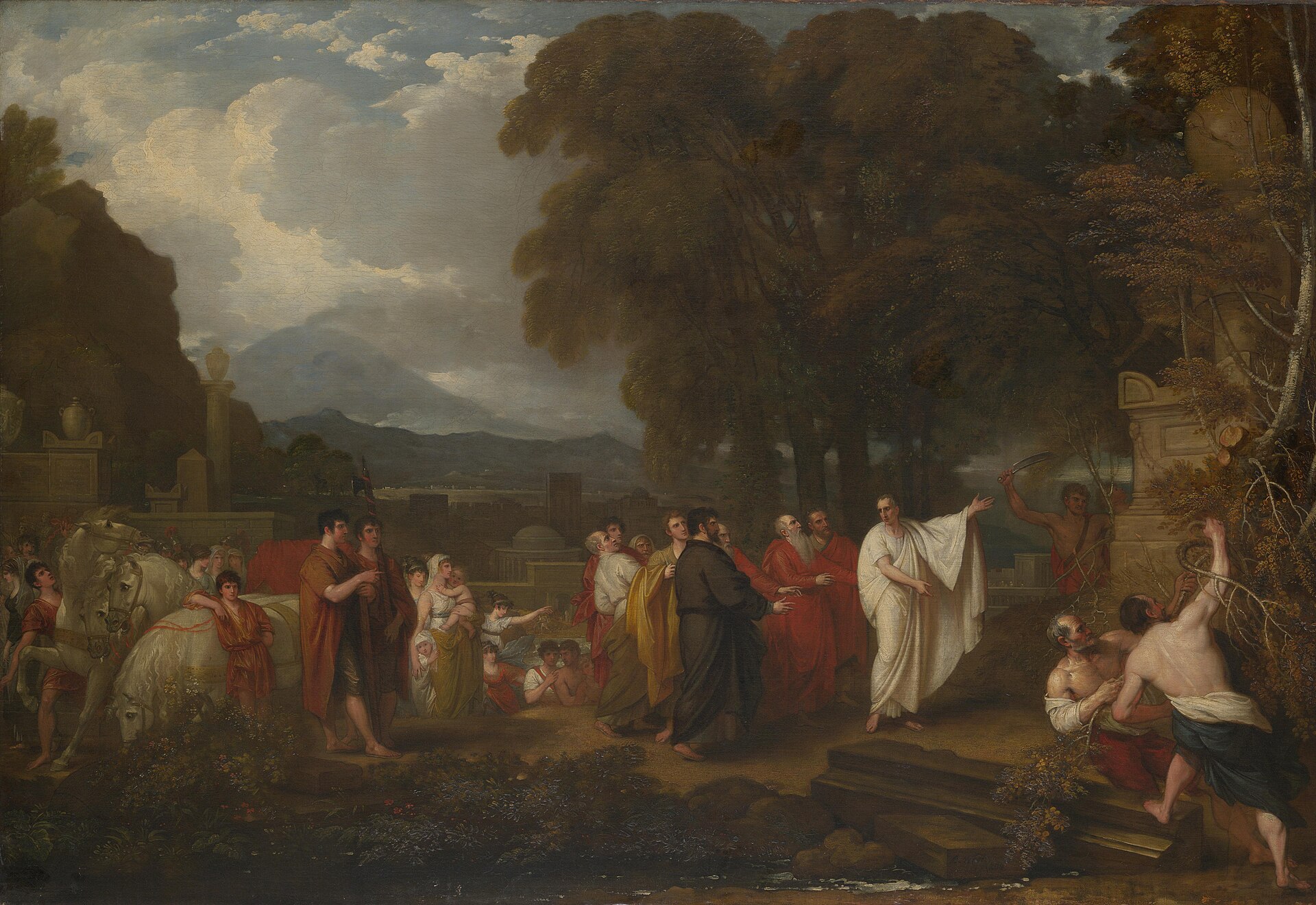 "Cicero Discovering the Tomb of Archimedes"