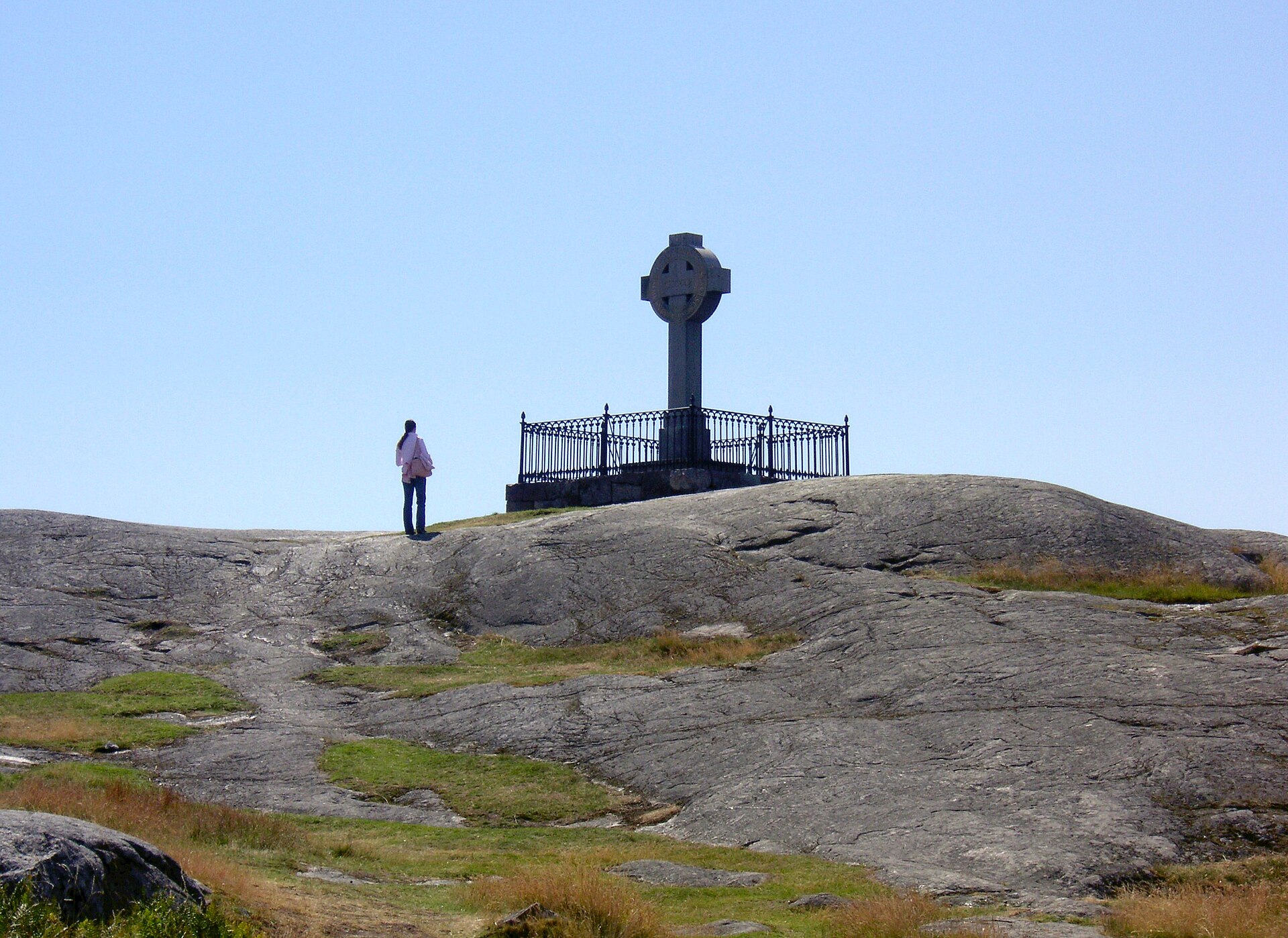 The Ansgar Cross at Birka on Björkö C.E. 2008