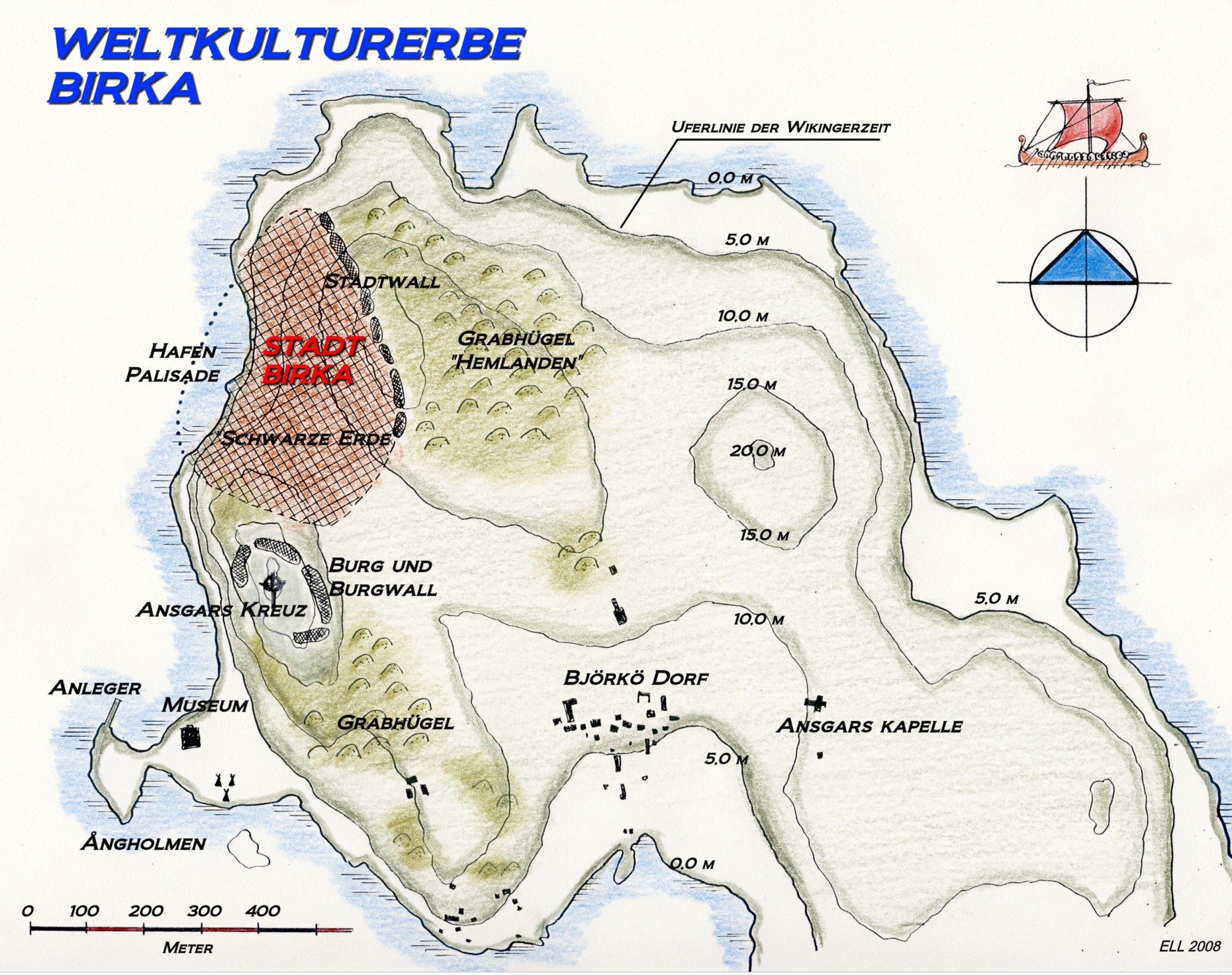 Map of Birka