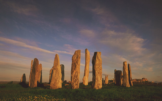 Callanish at sunset This was shot sometime just before 10pm