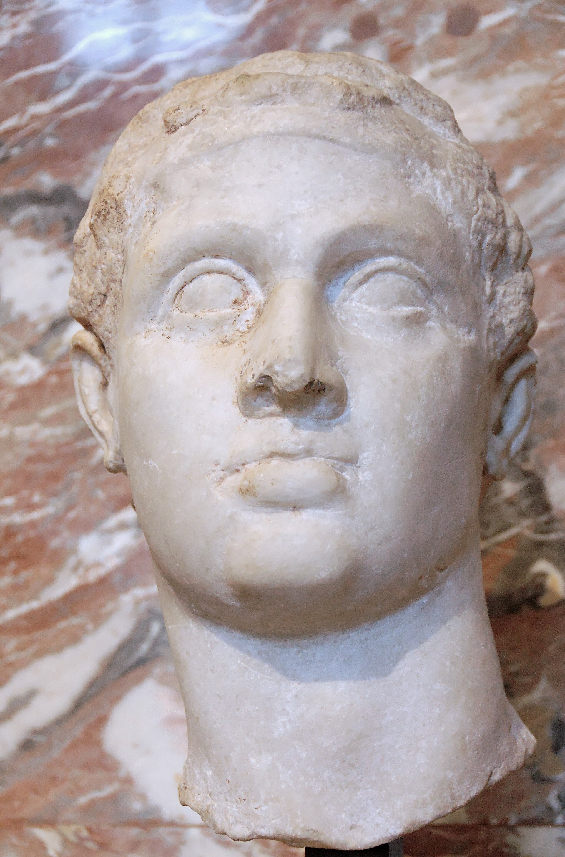 Marble statue of Ptolemy XII, 1st century BC 