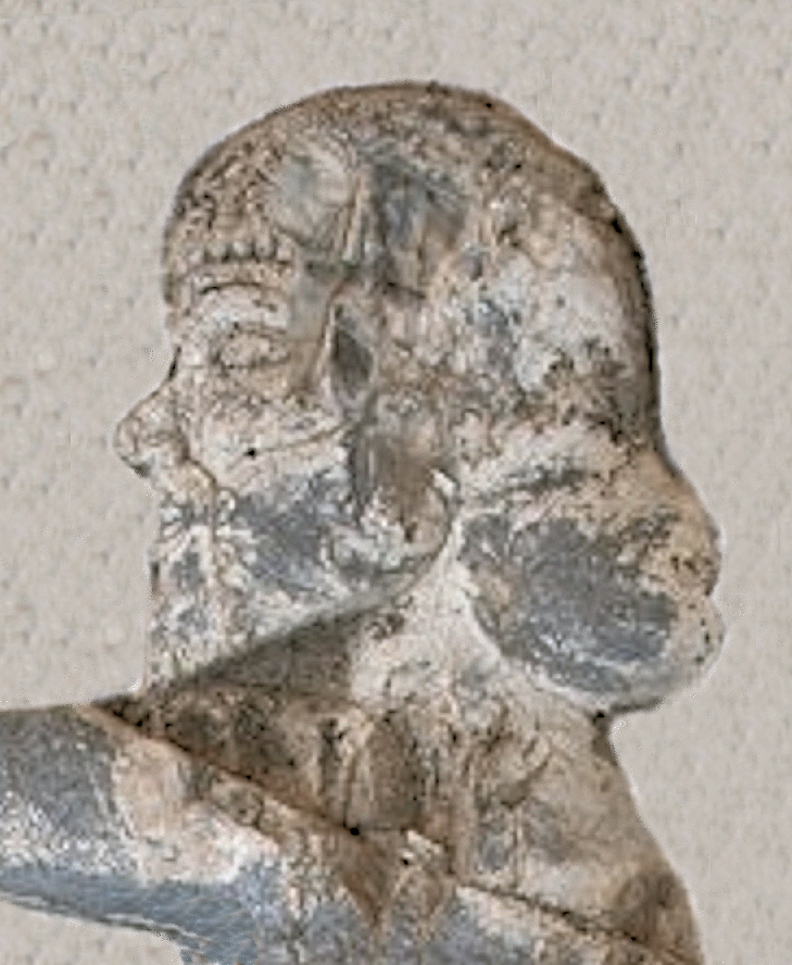Gaumata portrait on the Behistun inscription