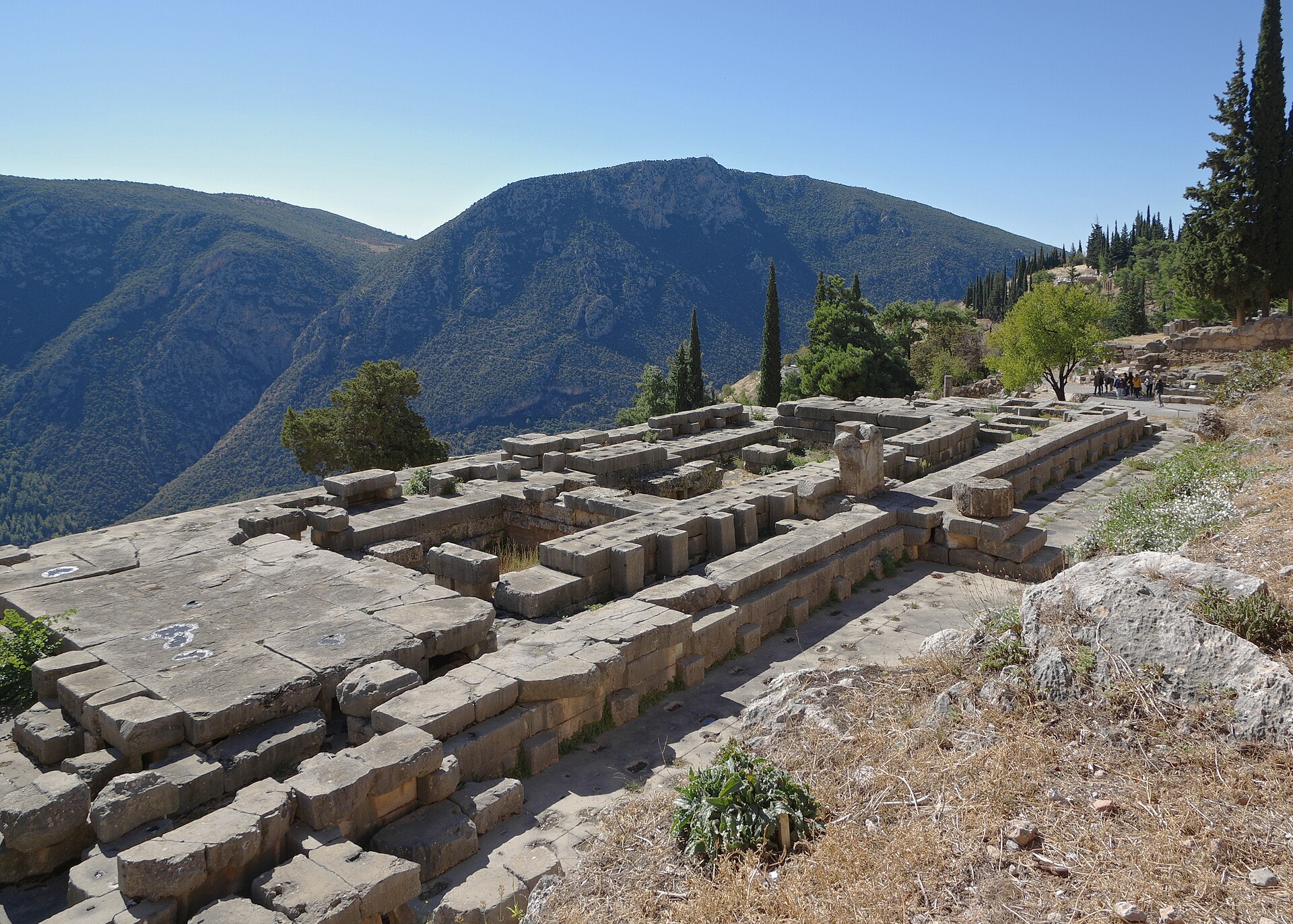 Greece, Delphi, Temple of Apollo