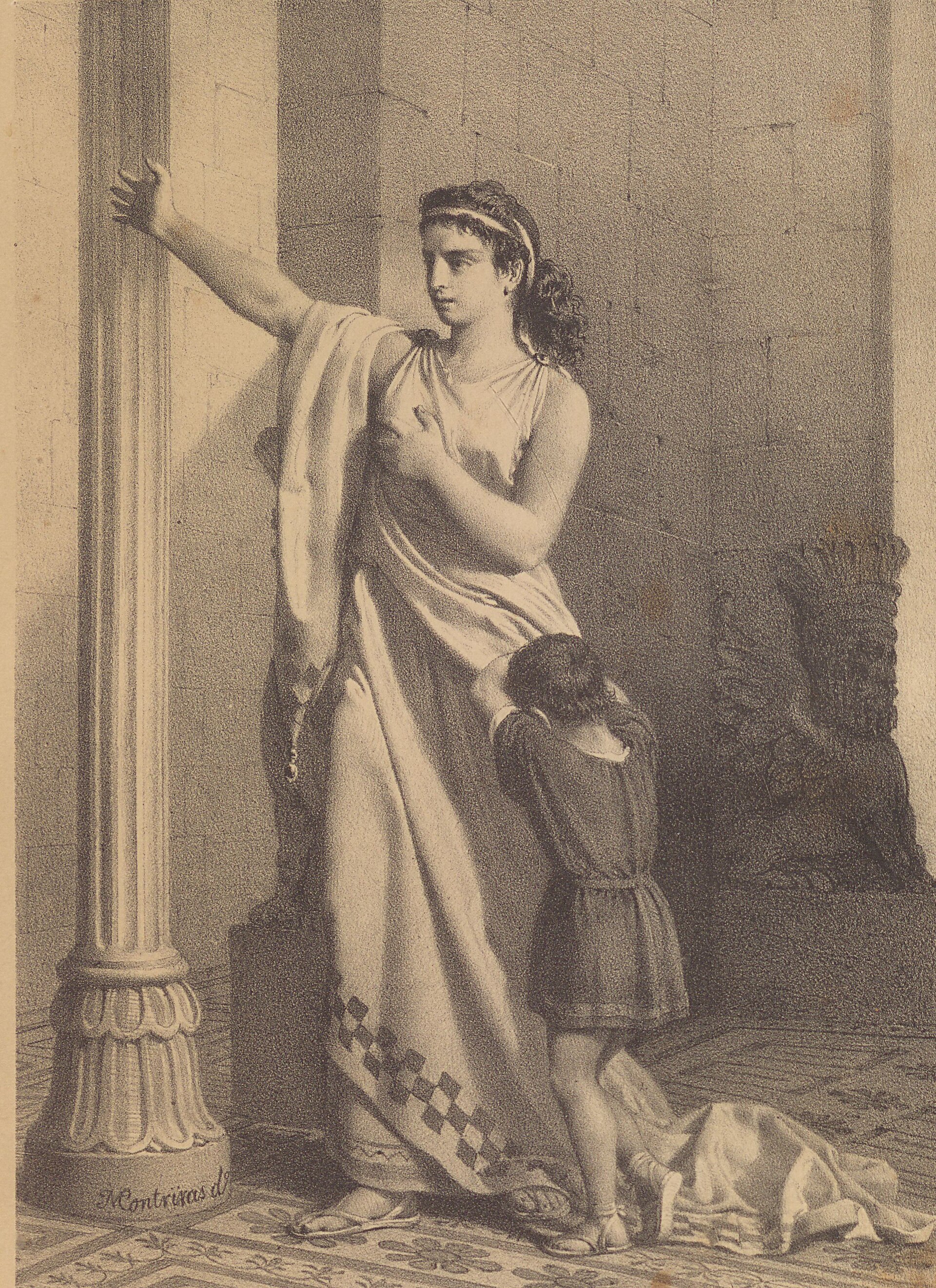 Vea la imagen en su contexto Himilce Datos bibliográficos: Título / Autor: Mugeres célebres de España y Portugal Autor Rada y Delgado, Juan de Dios de la, 1827-1901 Contreras, Francisco, fl. 1874, il. Perea, Alfredo, 183