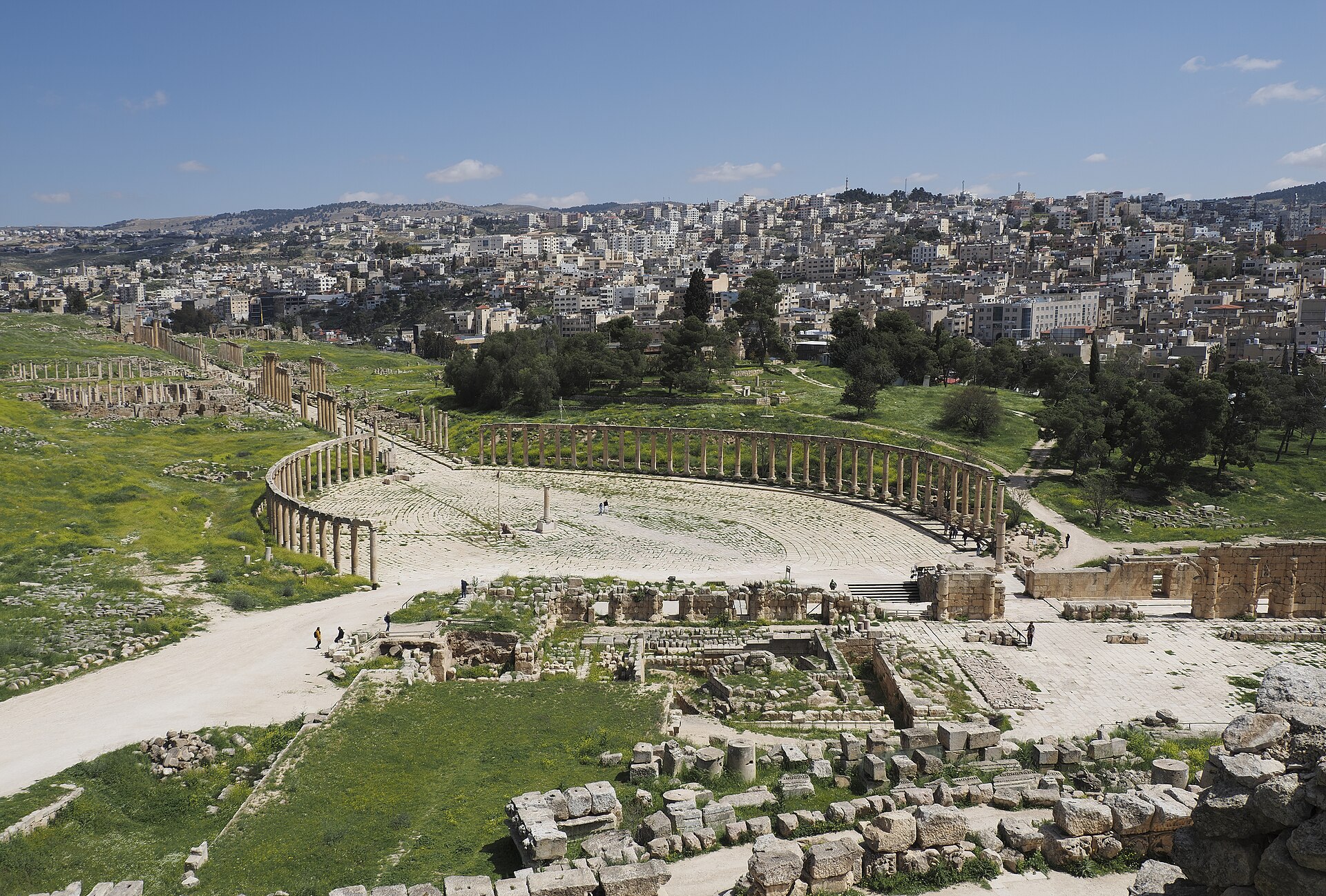 Oval Plaza (Forum Romanum, Gerasa - Jerash, Jordan)