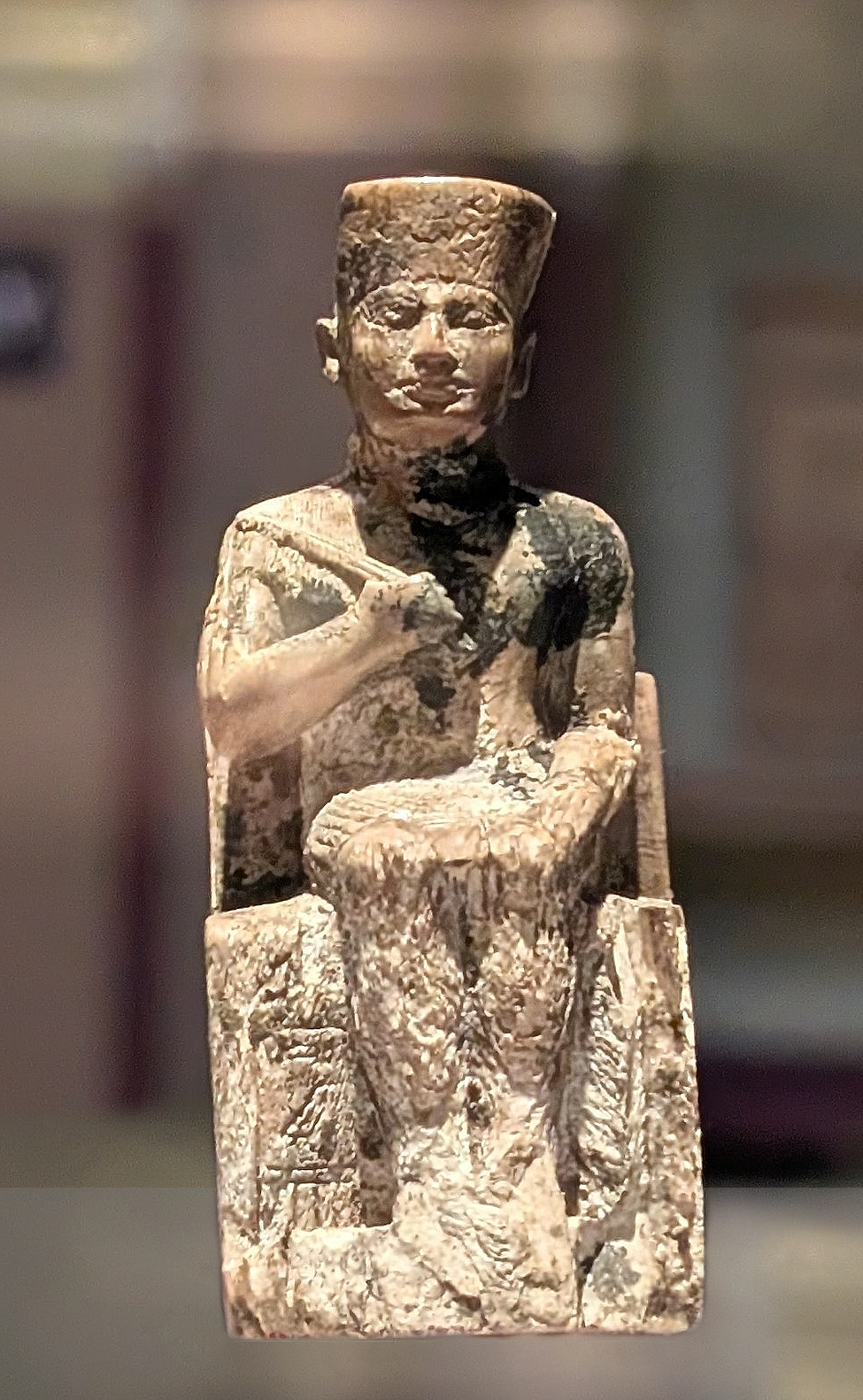 Statue of Khufu in the Cairo Egyptian Museum