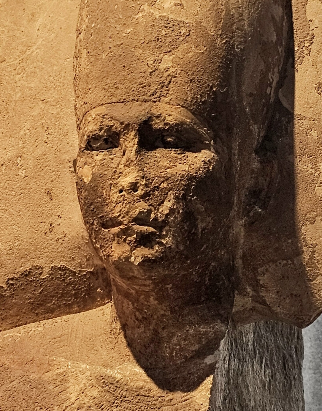 Sneferu portrait, Cairo Museum (detail)