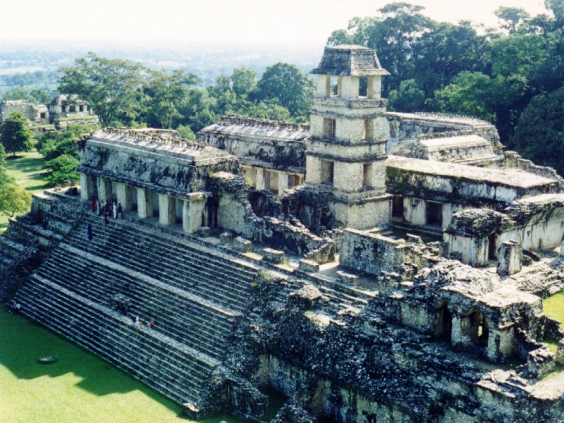Großer Tempel in Palenque