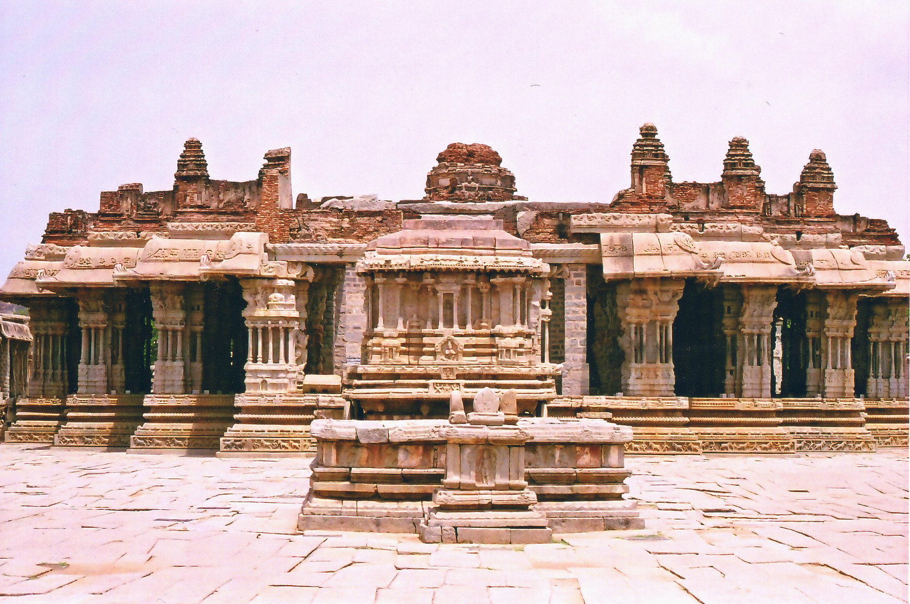 Photograph of Vitthala temple, in Hampi, Karnataka state