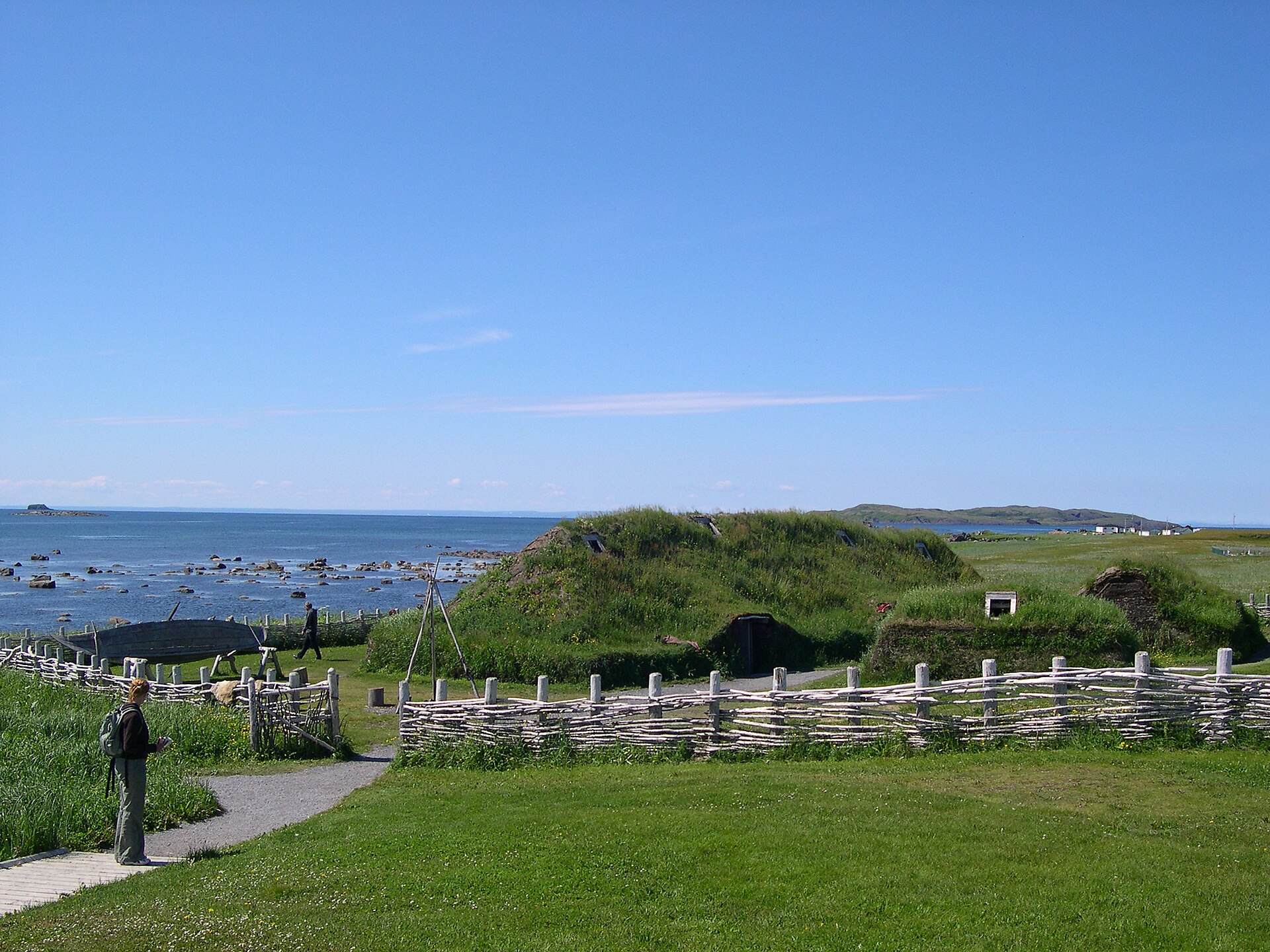 Authentic Viking recreation, Newfoundland, CanadaJuly 17 - 30, 2003