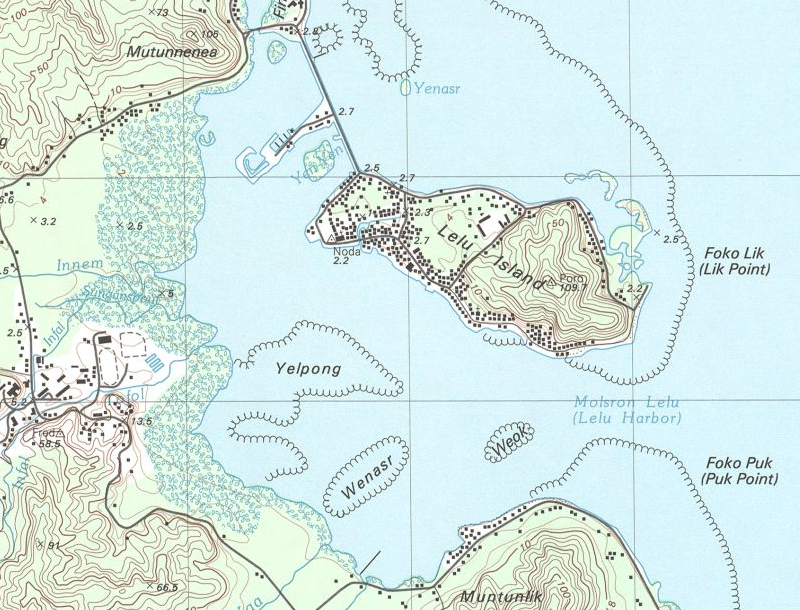 Island of Lelu, Kosrae, Micronesia, Pacific Ocean