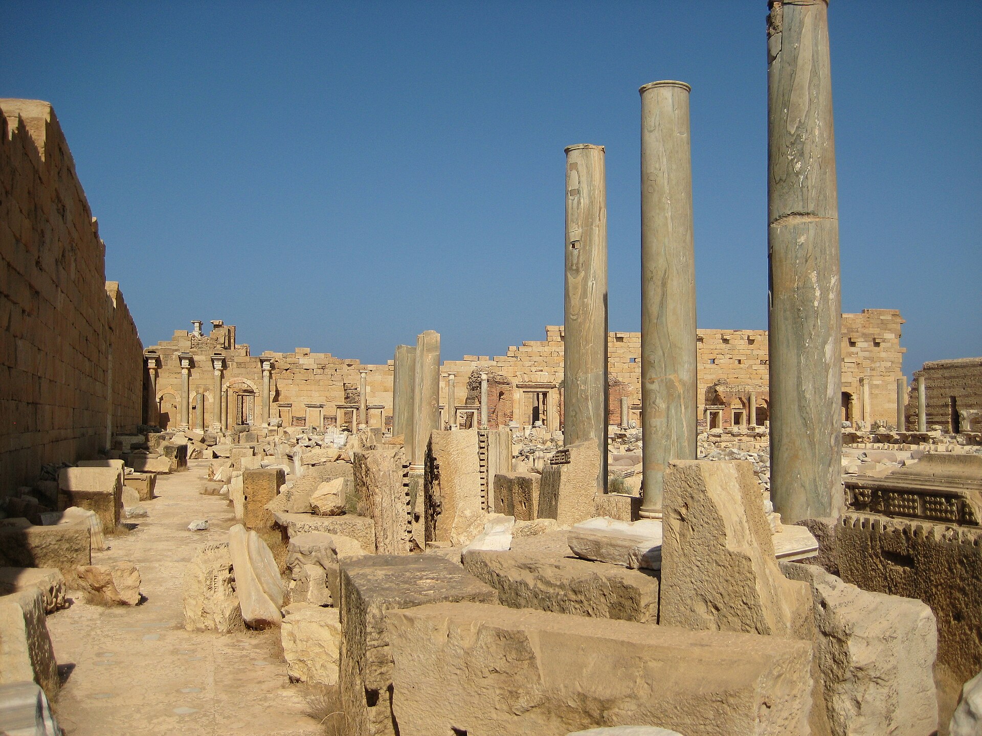Forum in Leptis Magna, 2nd A.D. (Libya)