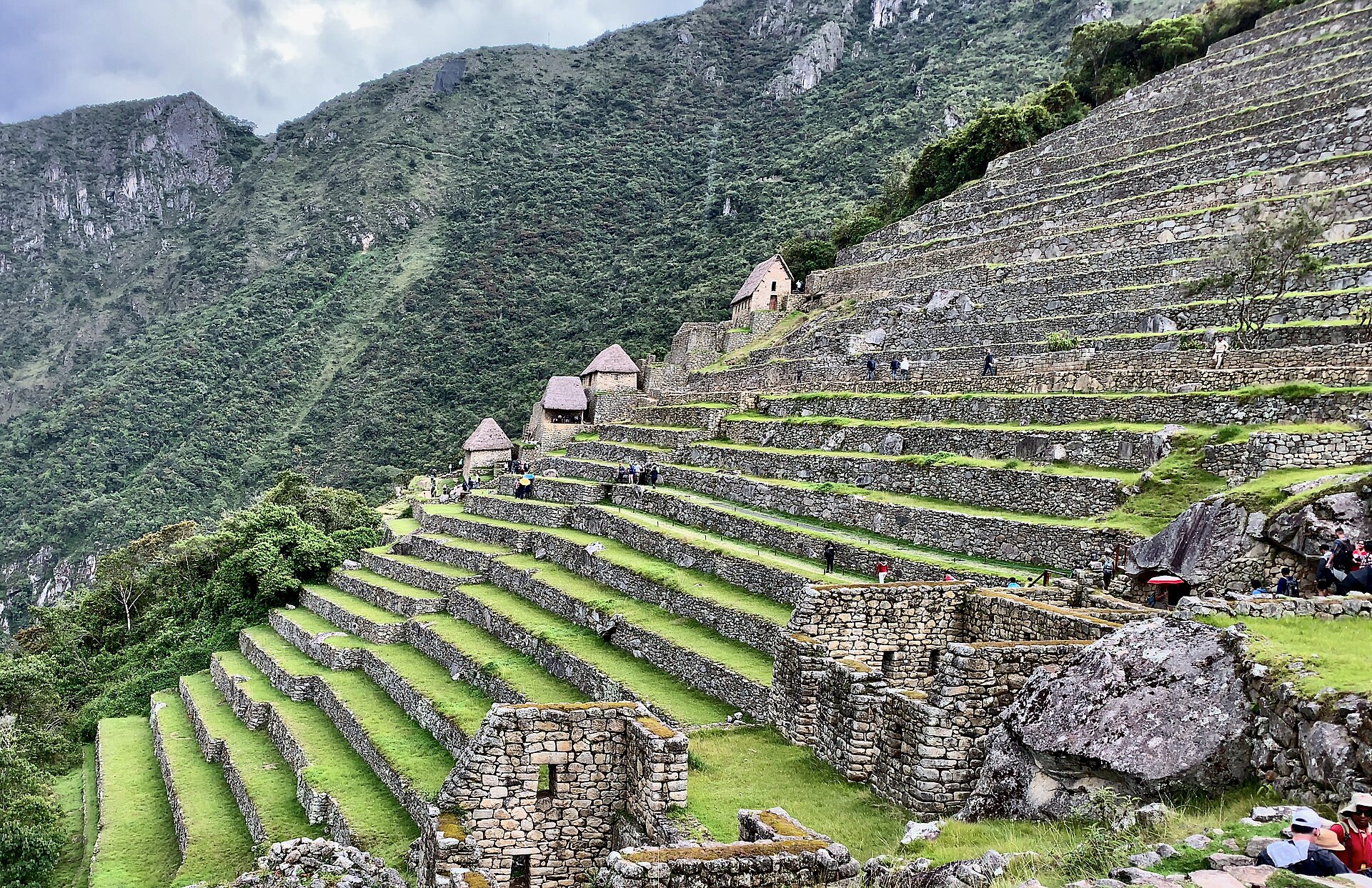 Andenes (terraces) at Machu Picchu