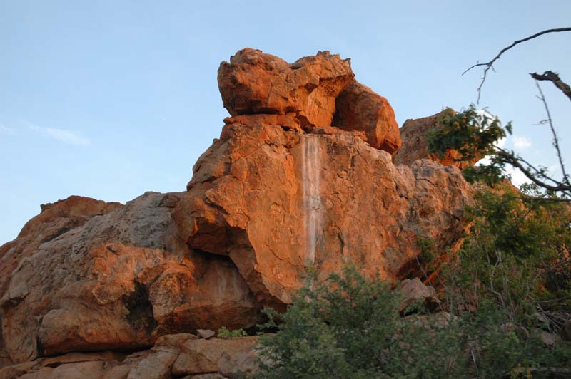 Sandstone rock formations