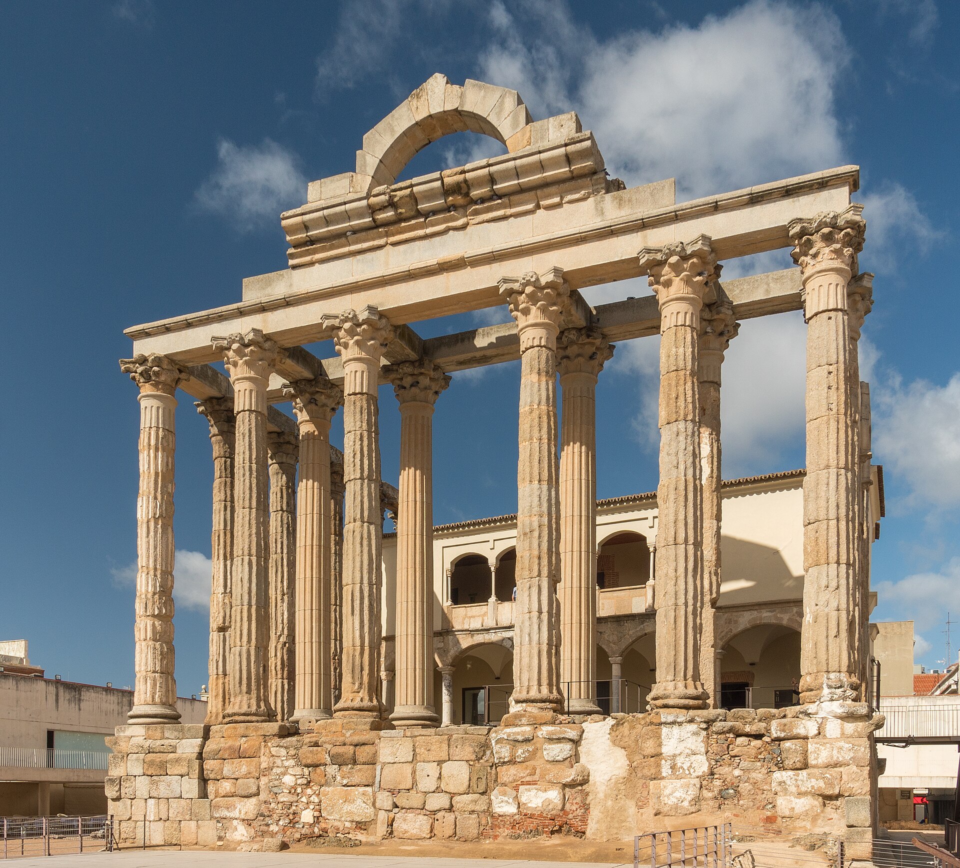 Temple of Diana in Mérida, 2023.