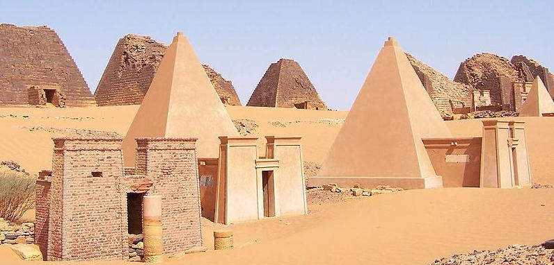 Pyramids N26 and N27.