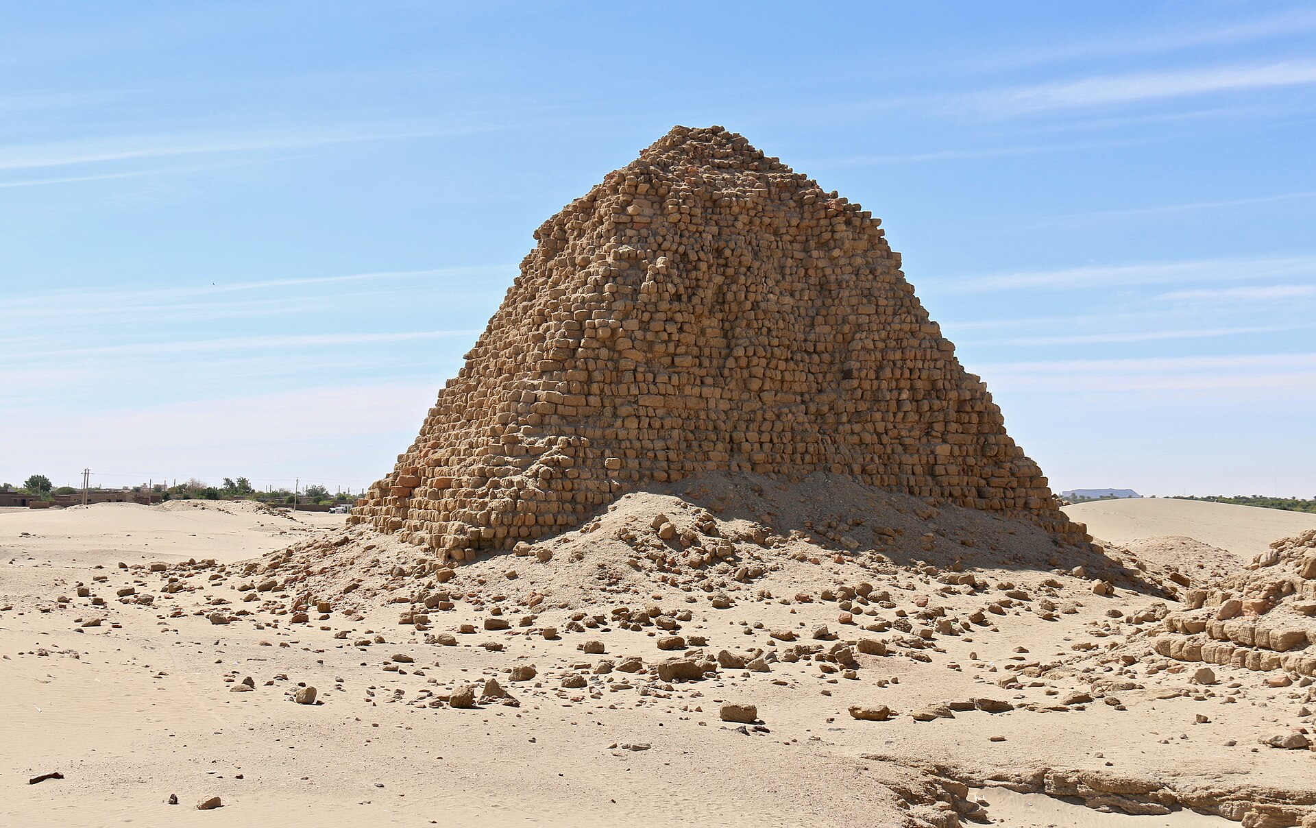 Karkamani's pyramid, Nuri, Sudan, North-east Africa Pyramid Nu 7 (Karkamani: 513-503 BCE)