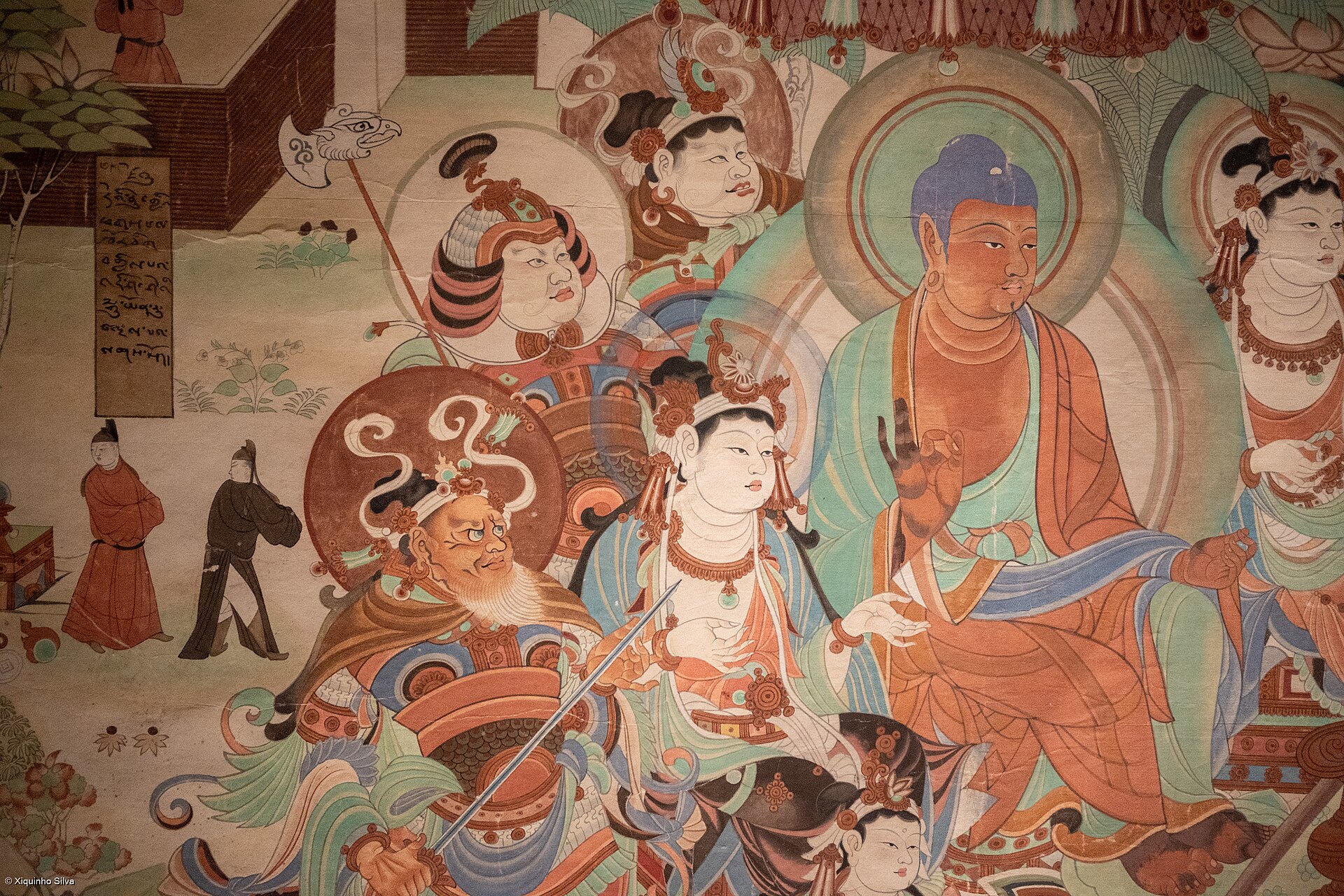 The Mogao Caves, also known as the Thousand Buddha Grottoes, are a magnificent ensemble of Buddhist art and culture located near Dunhuang, in the Gansu province of China. These caves are celebrated for their extensive co