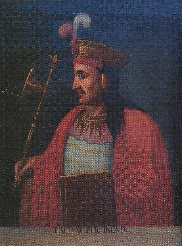 Ninth Inca: Pachacútec, painting from Cusco by an unknown artist (17th century)