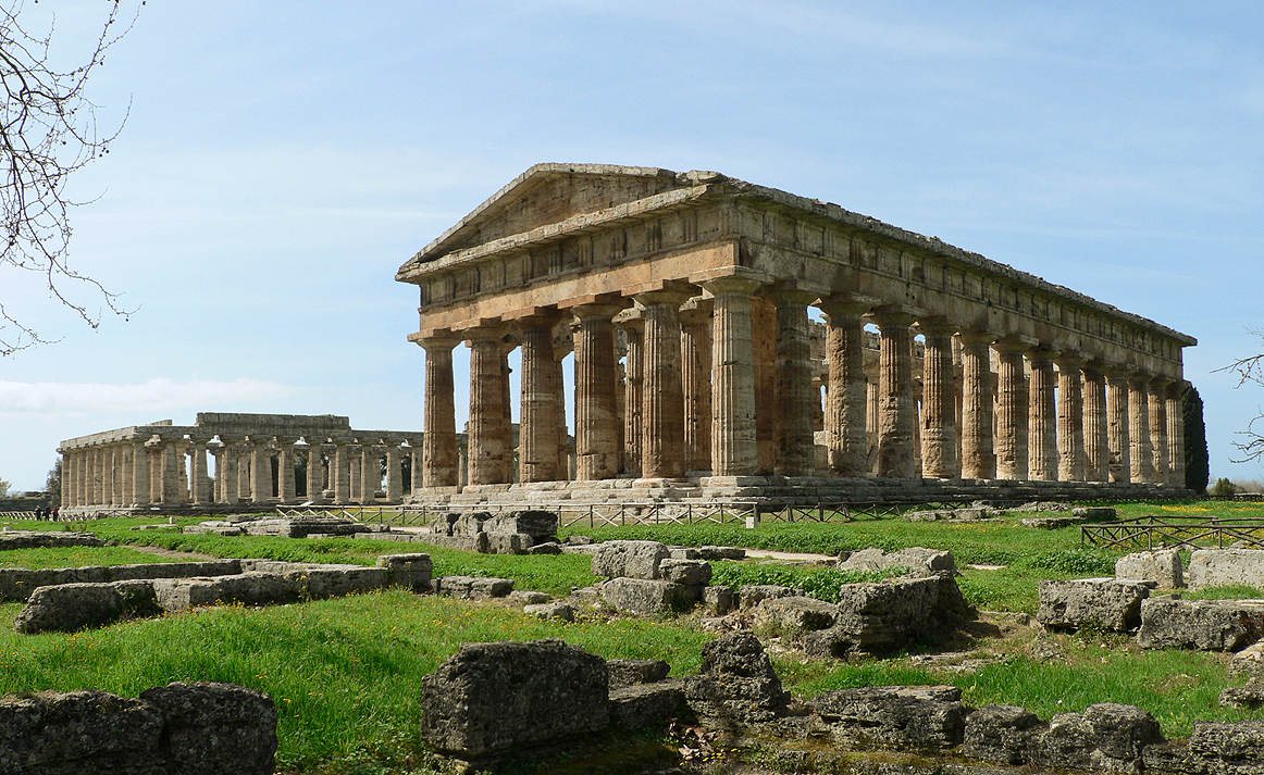 View of Paestum.