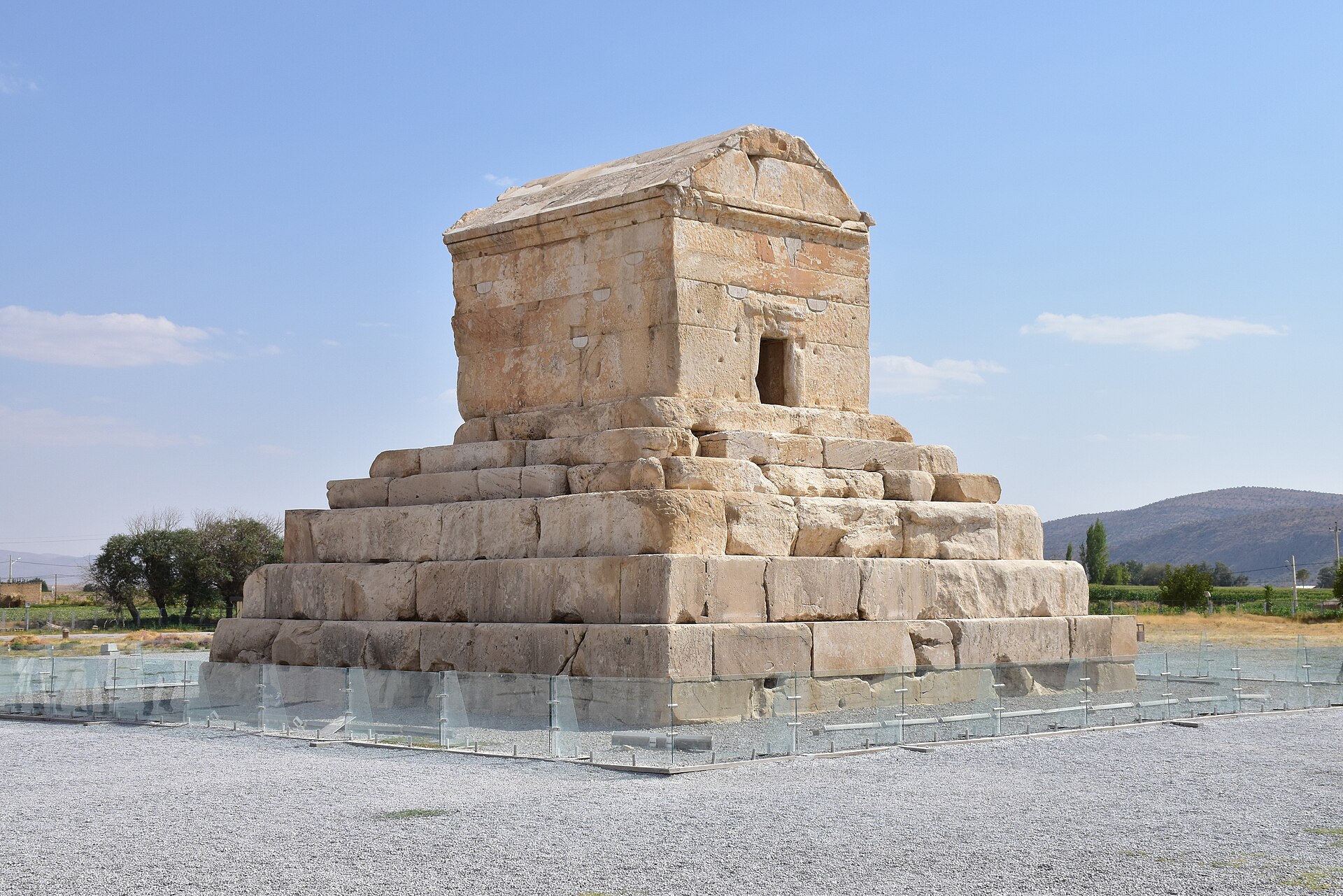 This is a photo of a monument in Iran identified by the ID