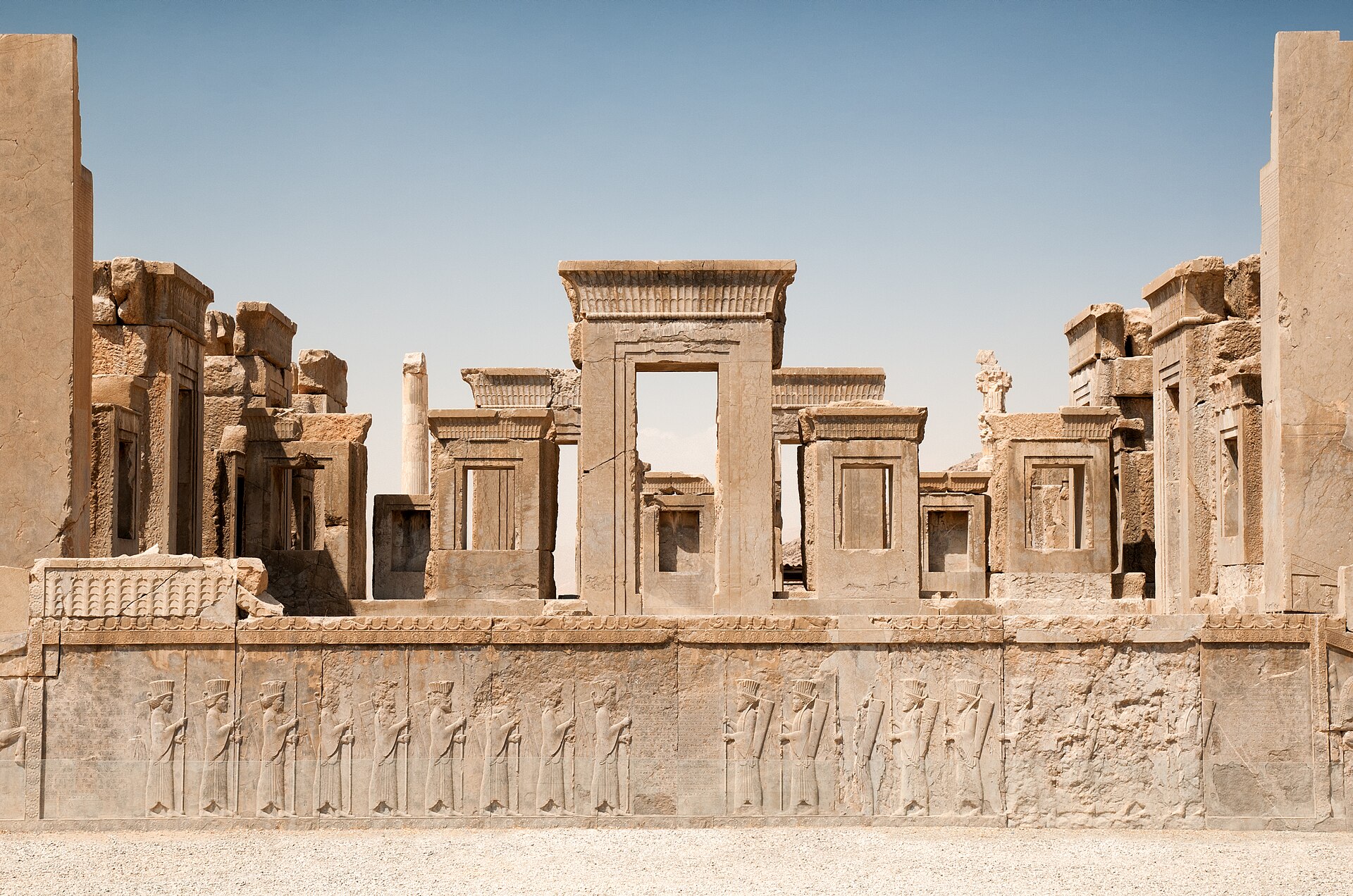This is a photo of a monument in Iran identified by the ID