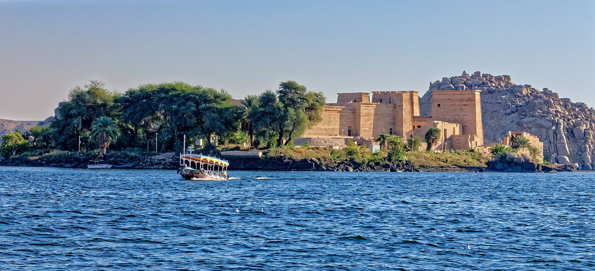 The central sanctuary is the Temple of Isis.