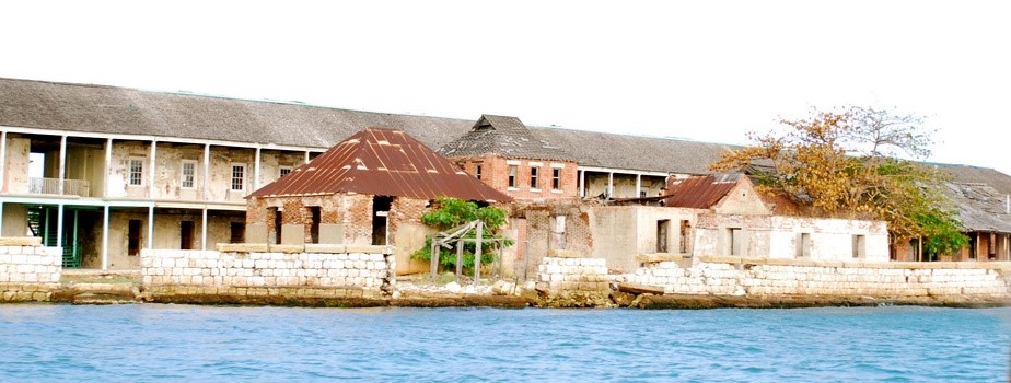 Port Royal, Jamaica. Remains of the Naval Hospital, rebuilt 1818 by Edward Holl.