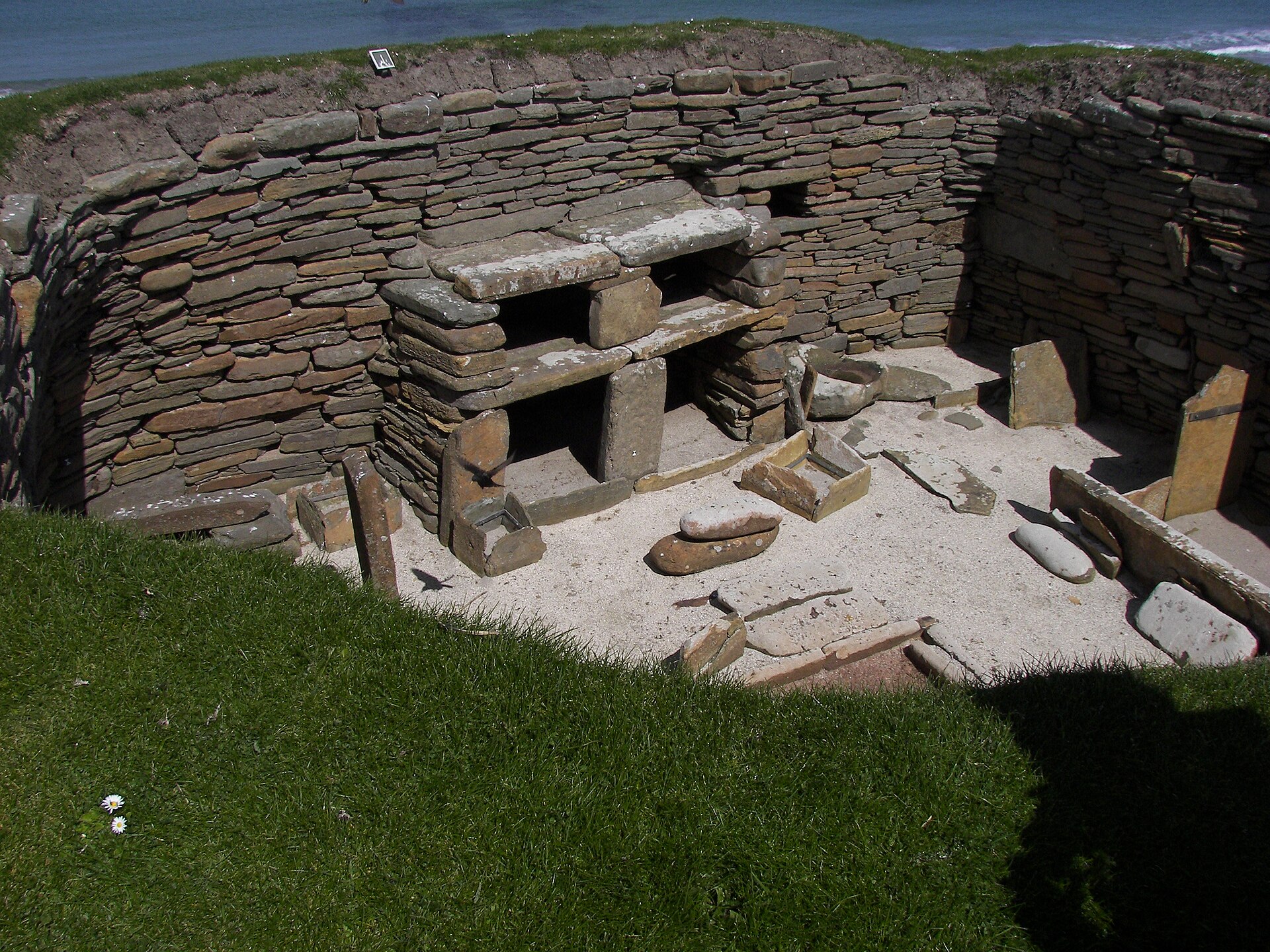 House 1 of Skara Brae.