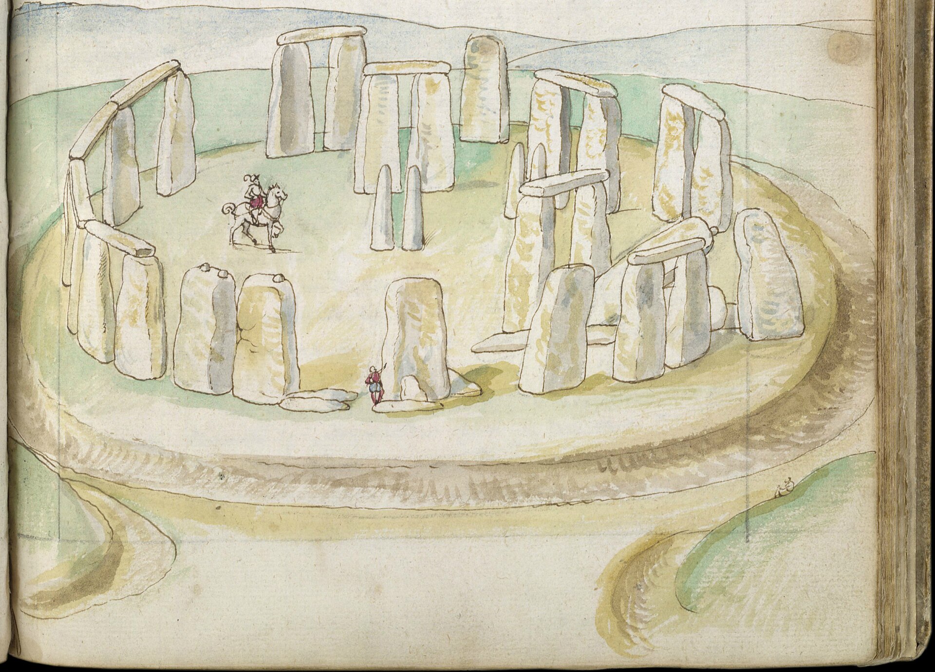One of the earliest near-accurate depictions of Stonehenge.