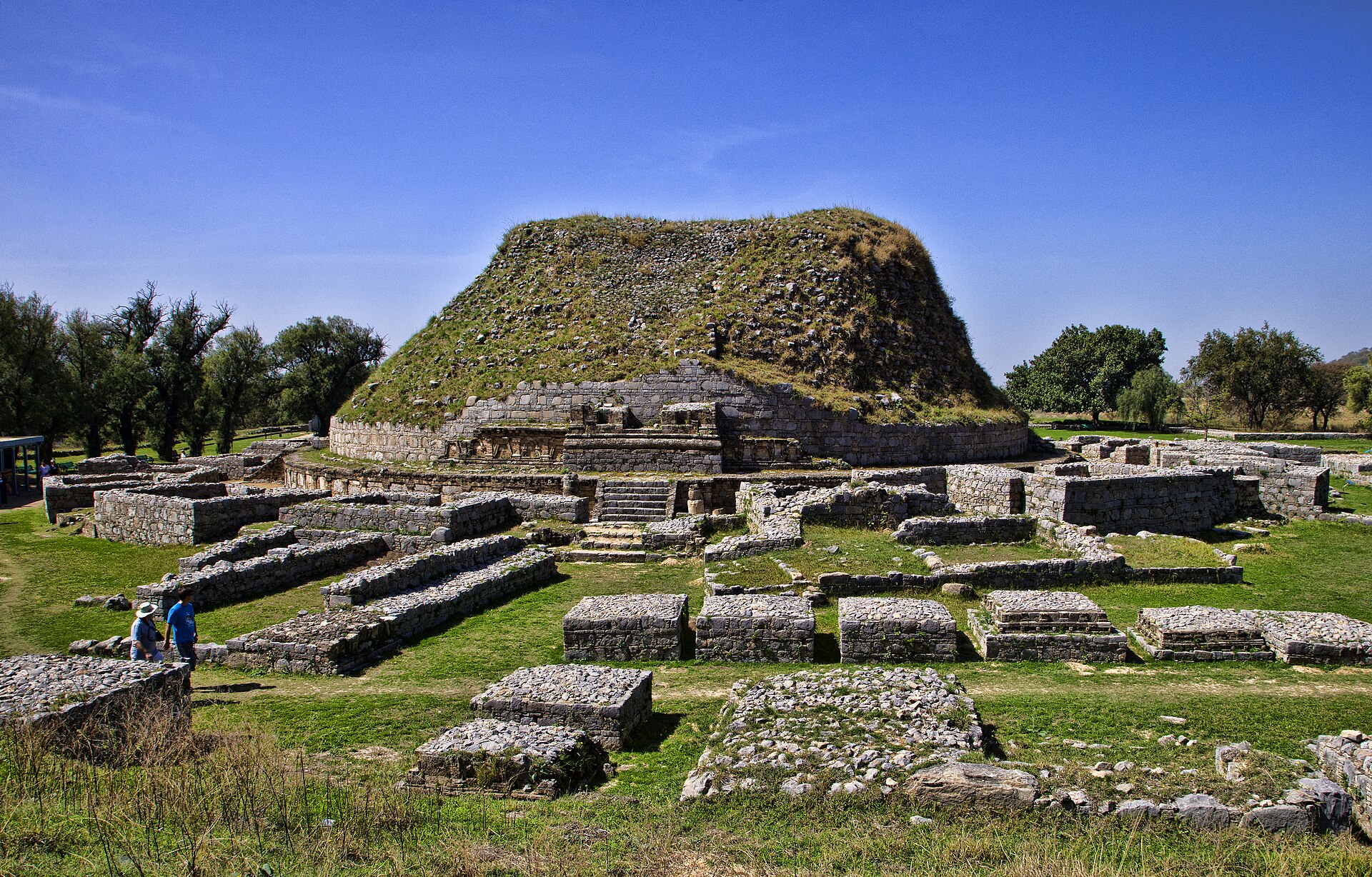 The Dharmarajika stupa, Taxila