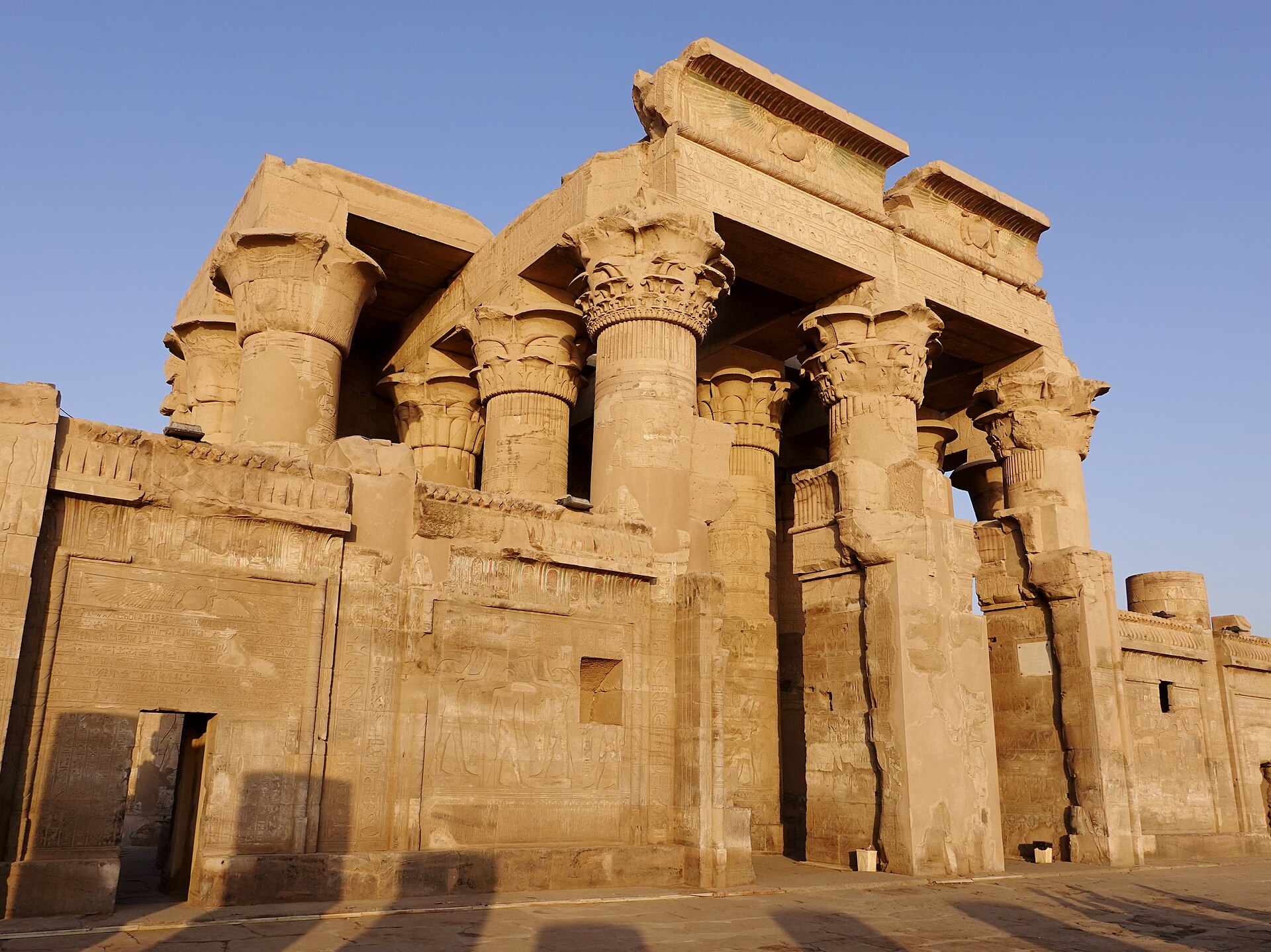 Double portal of the Temple of Kom Ombo, Egypt